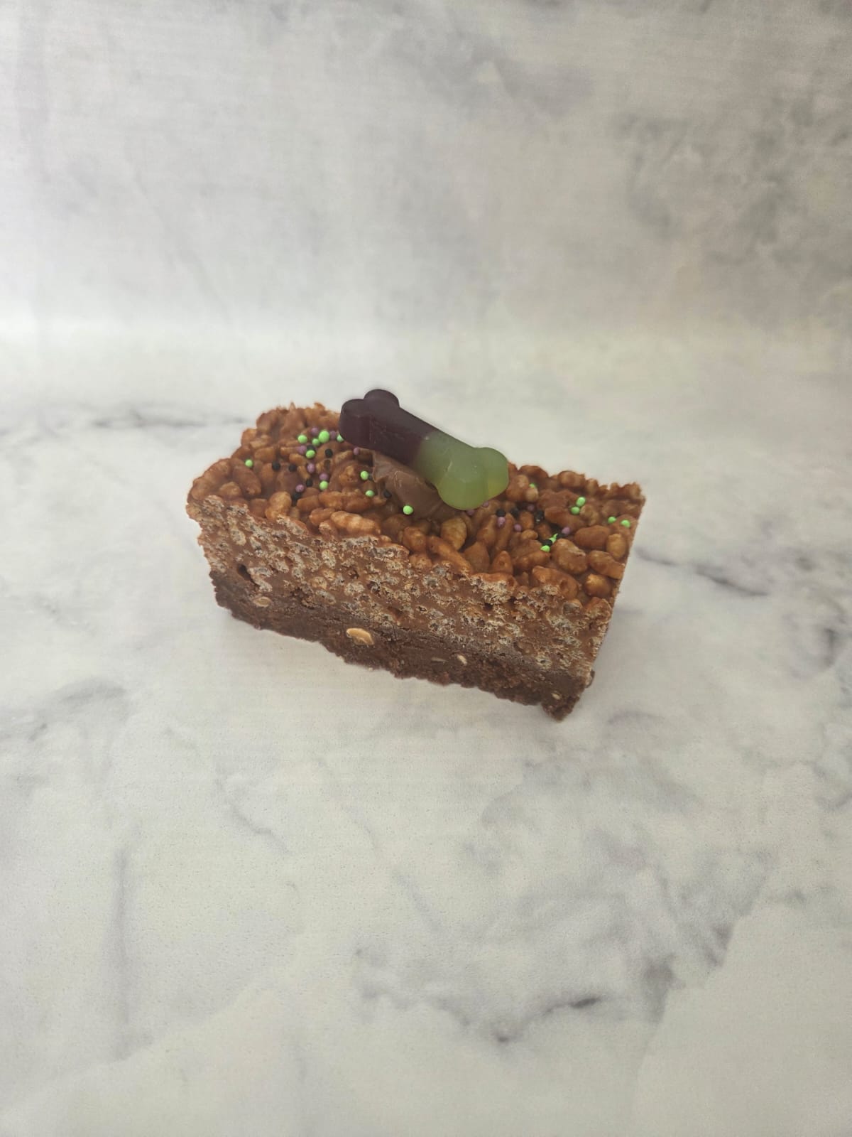 Crispy Cake 'Bone' Brownie