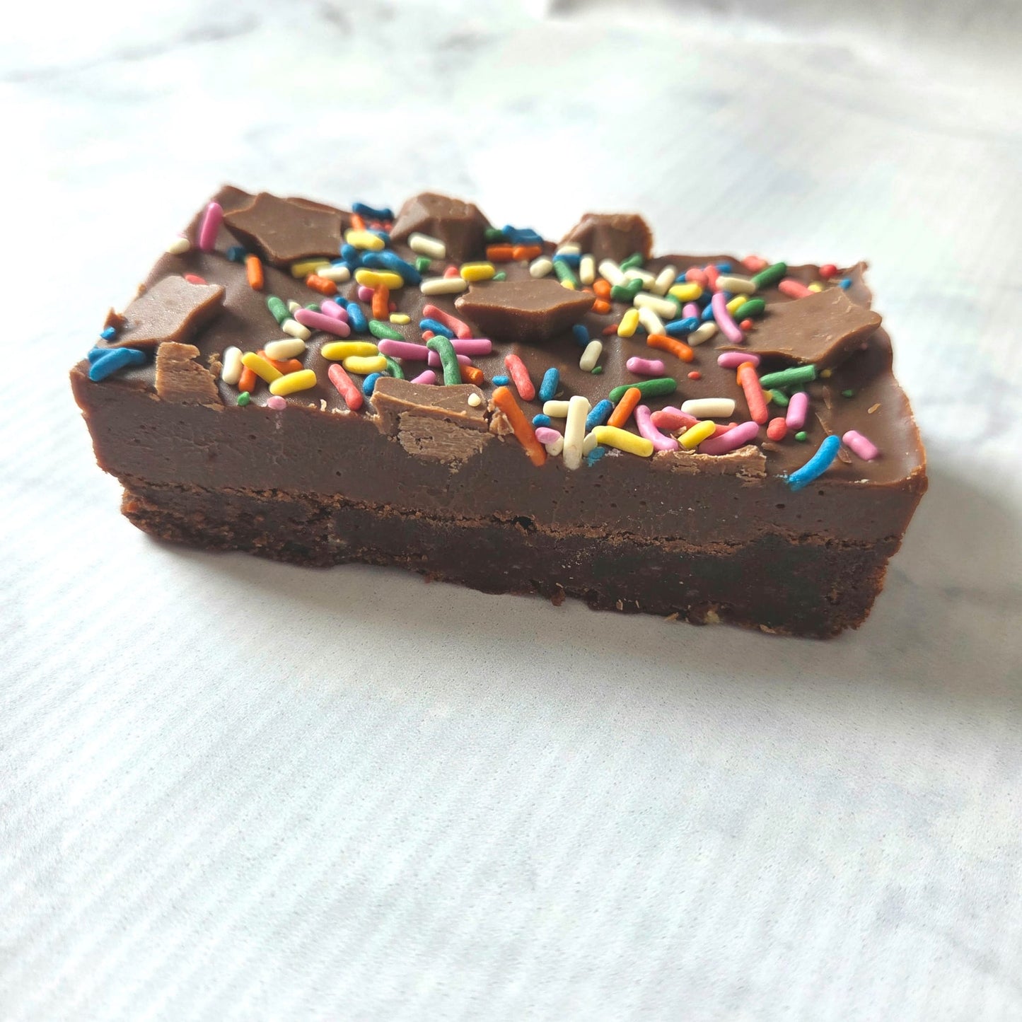 Magic Star & Sprinkle Ganache Topped Brownie (New Larger Size)