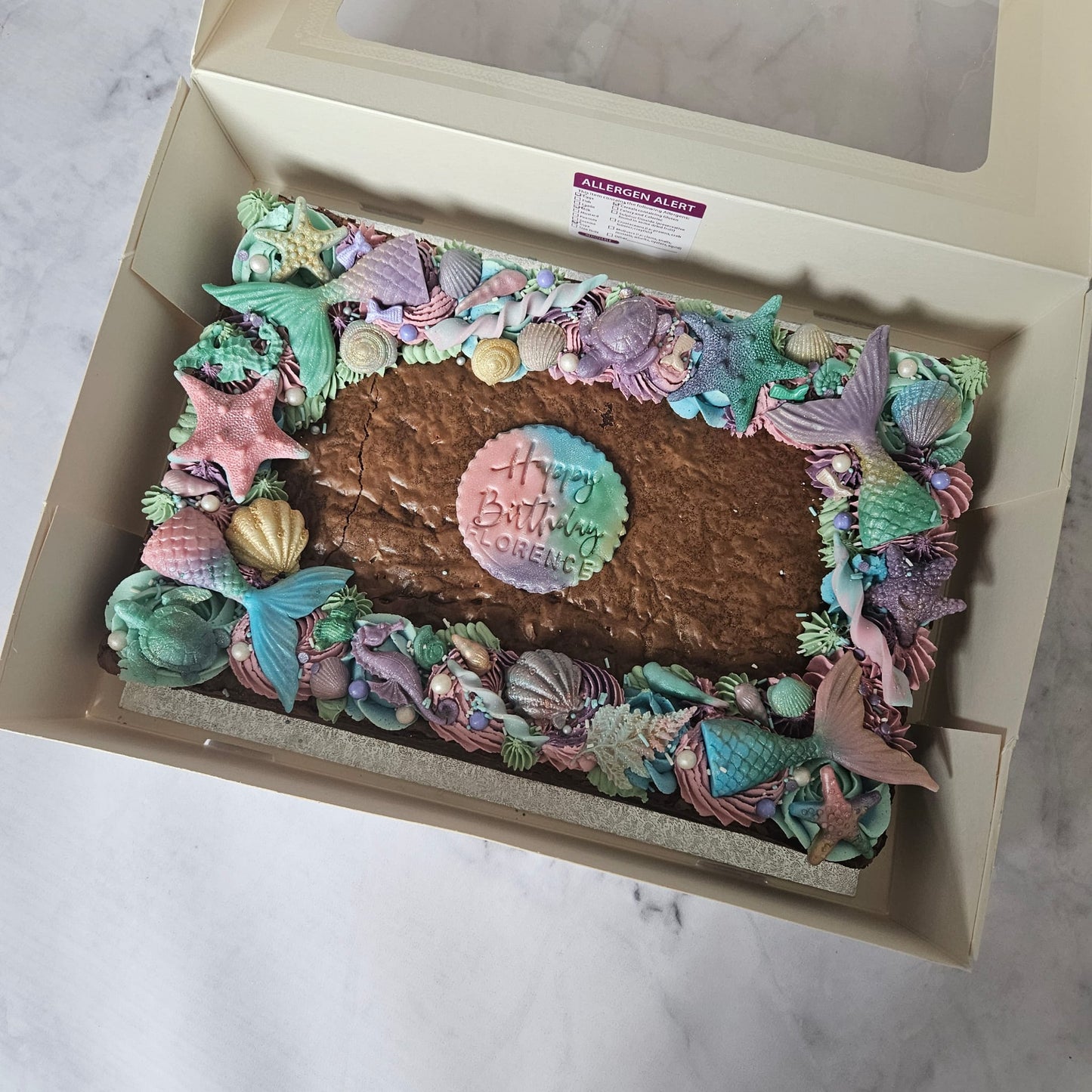 Children's Themed Brownie Slab