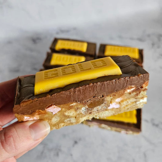 Salted Caramel Gold Bar Rocky Road
