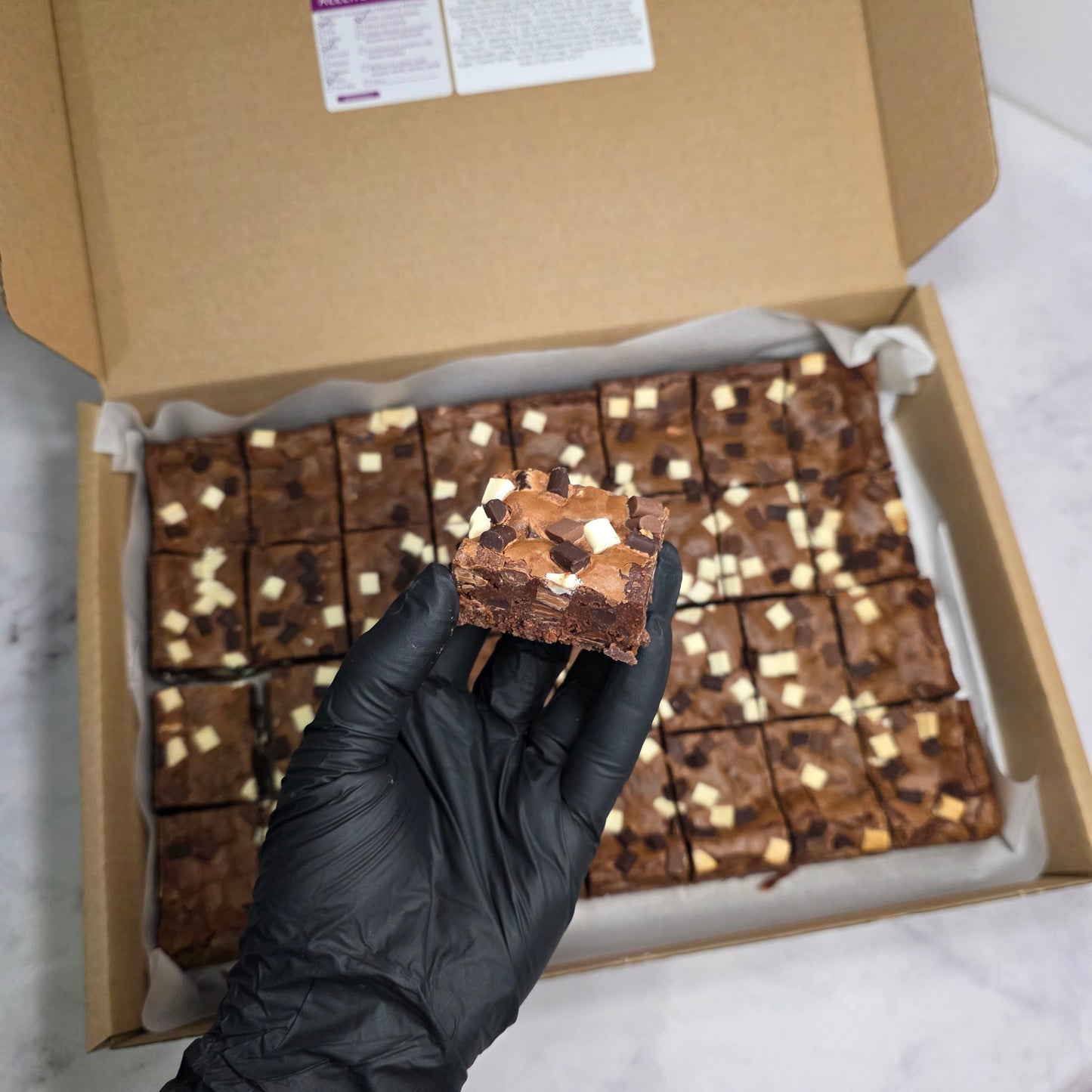 Triple Chocolate Brownie Traybake