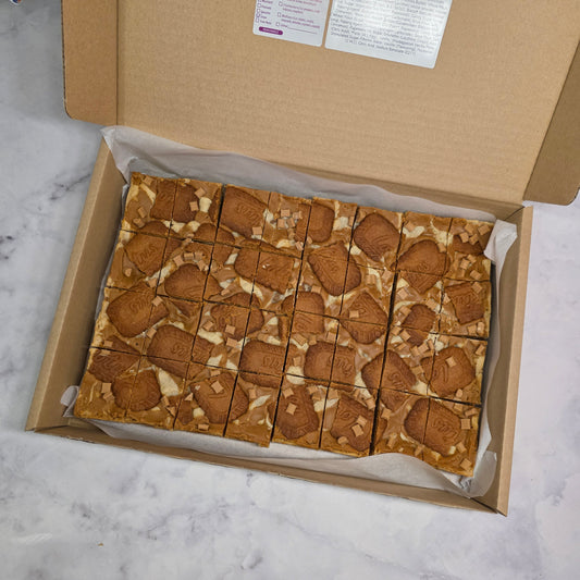 Biscoff Blondie Traybake