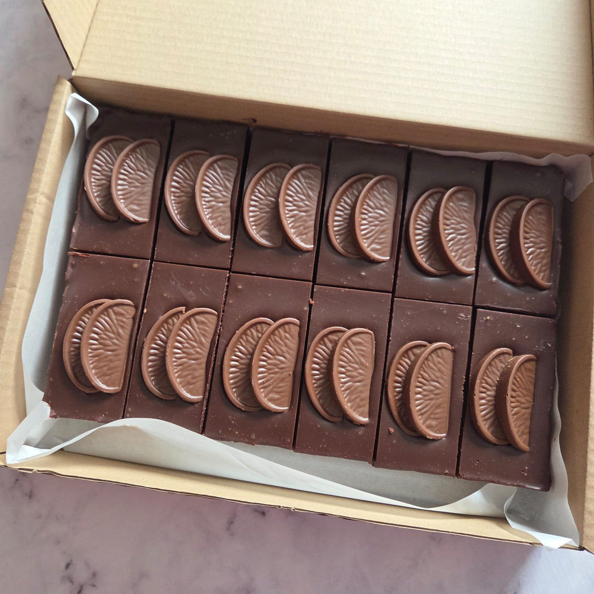 Chocolate Orange Brownie Traybake