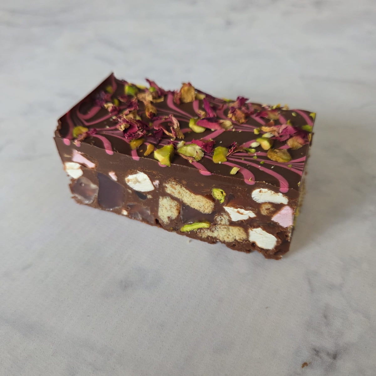 Turkish Delight Rocky Road Traybake