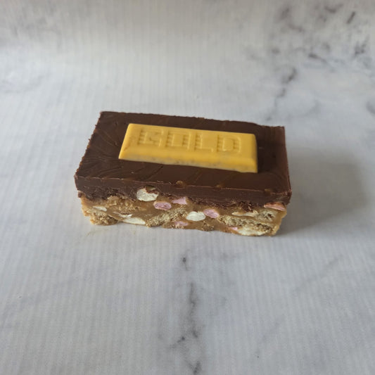 Gold Bar Caramel Rocky Road
