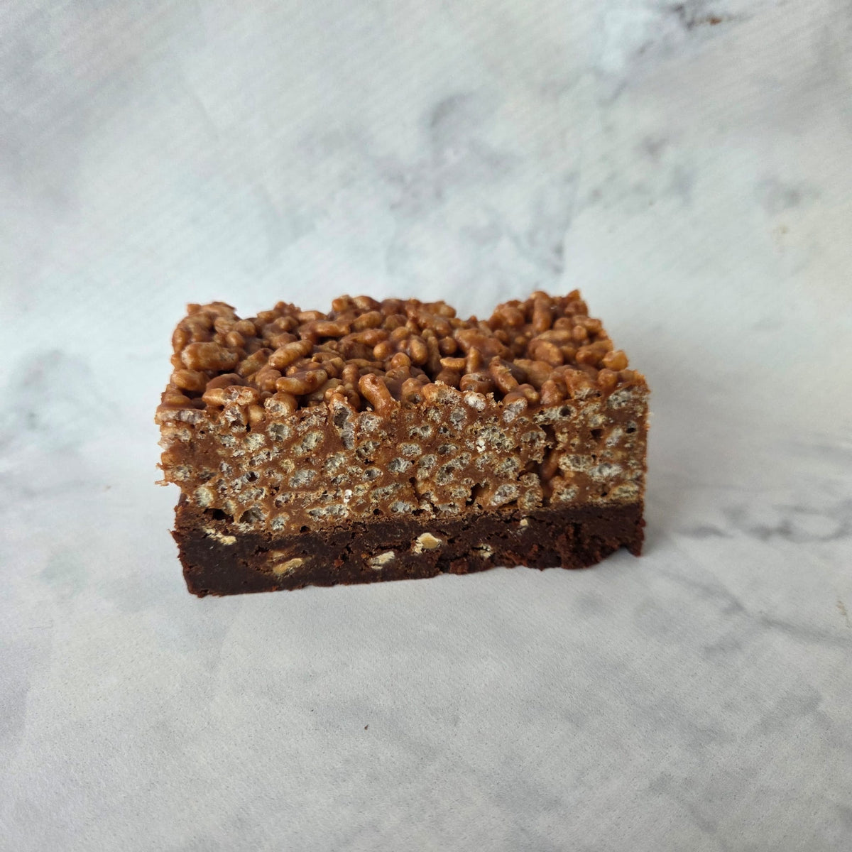 Crispy Cake Brownie Traybake