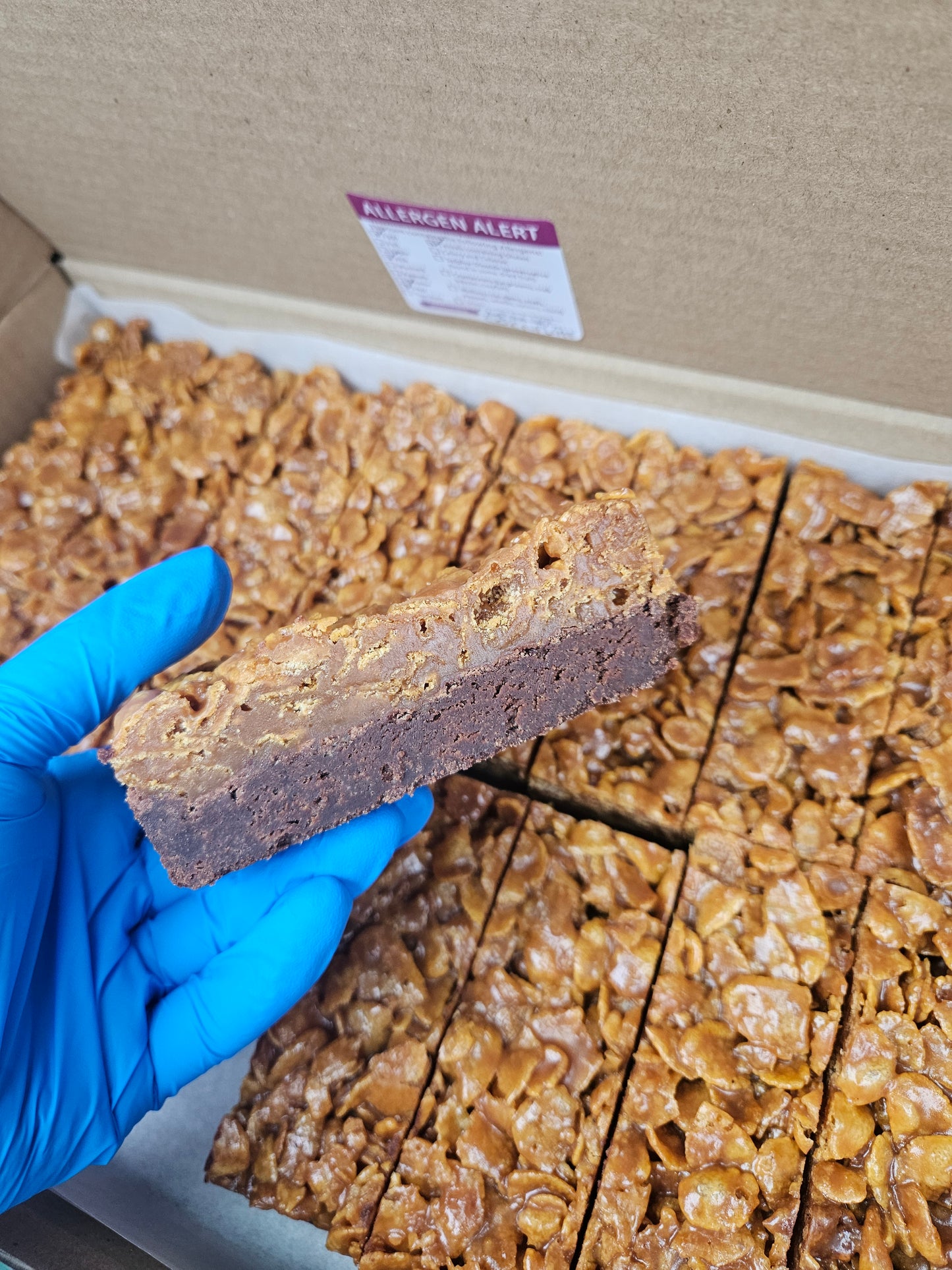 Caramel Cornflake Brownie