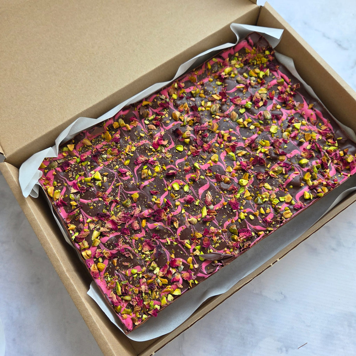 Turkish Delight Rocky Road Traybake
