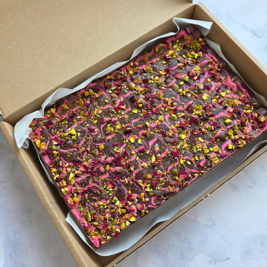Turkish Delight Rocky Road Traybake