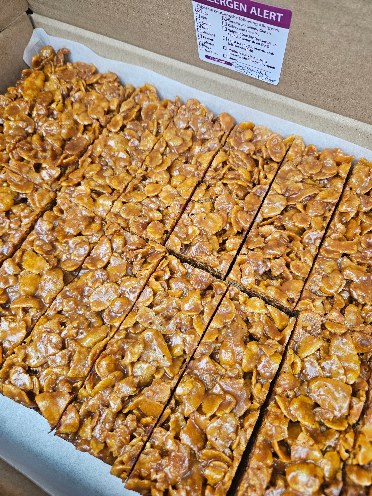 Caramel Cornflake Brownie