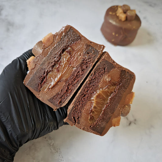 Brownie Caramel Wheel (Serves 2)