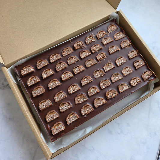 Toffee Crisp Slice Traybake