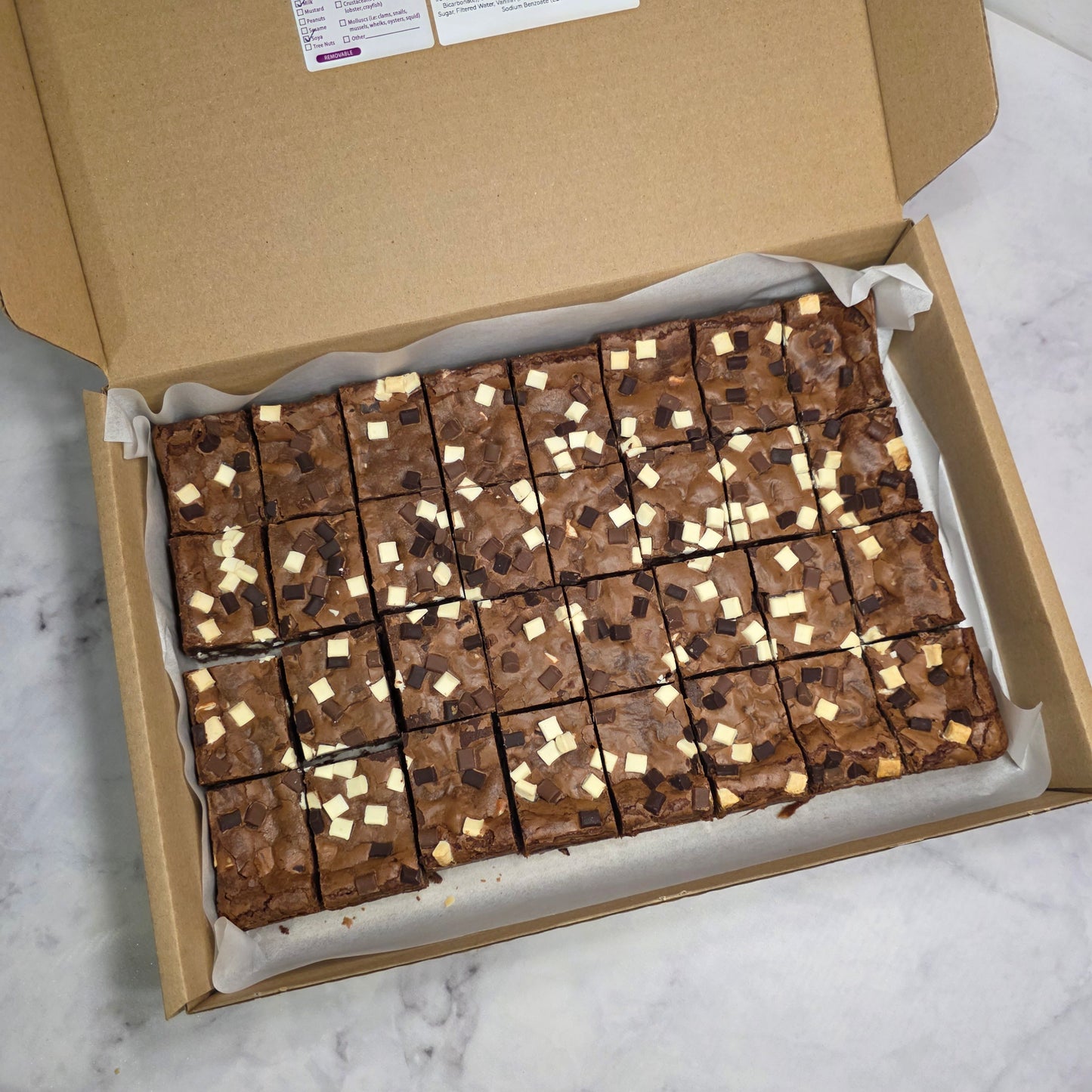 Triple Chocolate Brownie Traybake