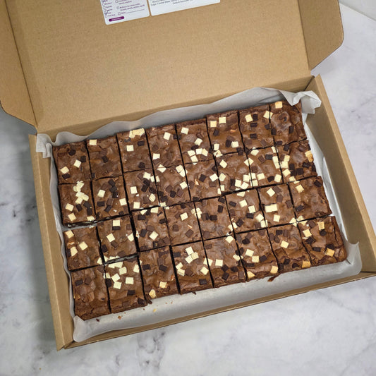 Triple Chocolate Brownie Traybake